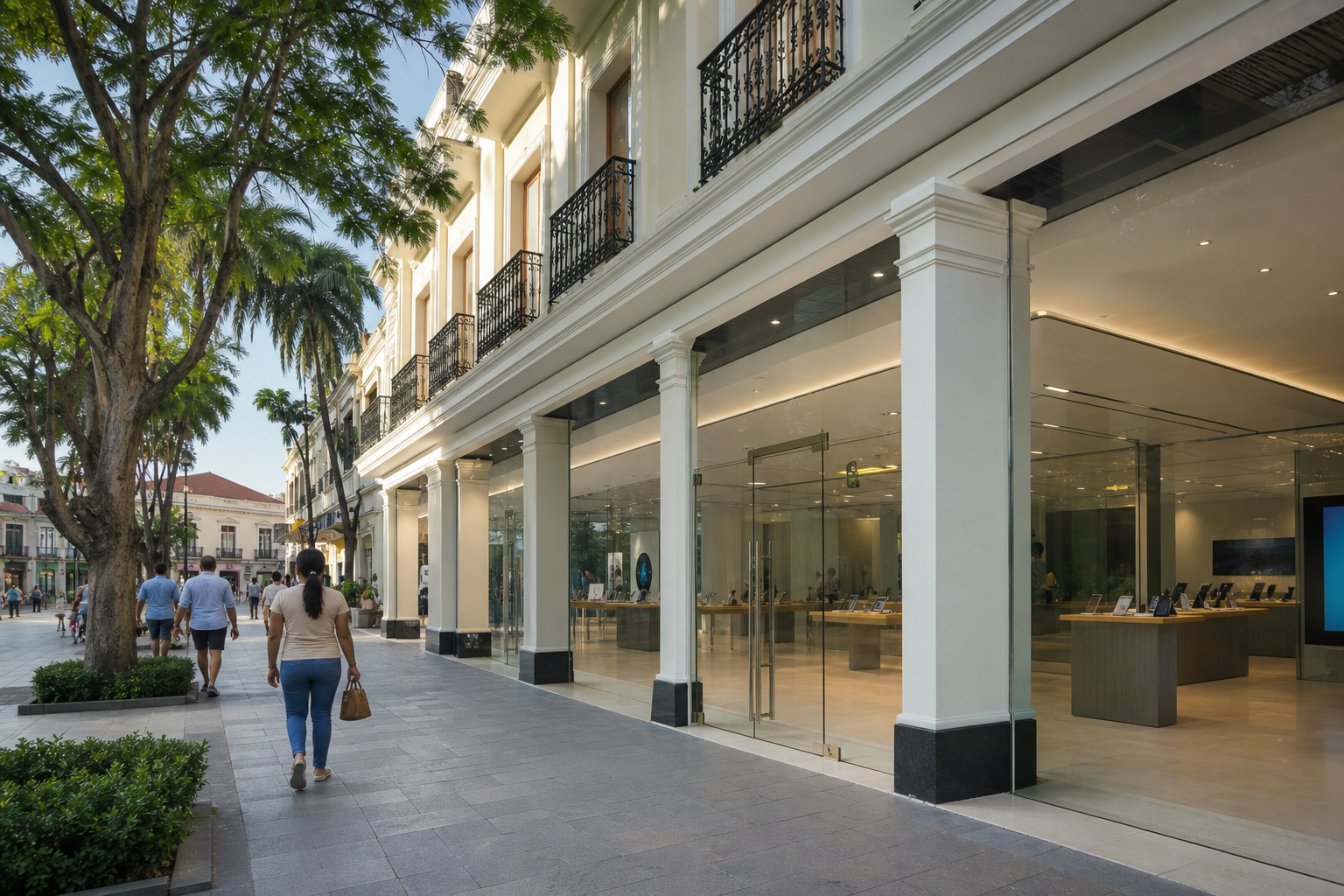 Fachada comercial de Celulares Porto en Guayaquil